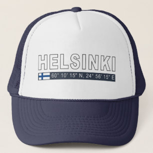 Helsinki Coordinates Trucker Hat