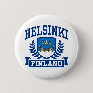 Helsinki Finland 6 Cm Round Badge