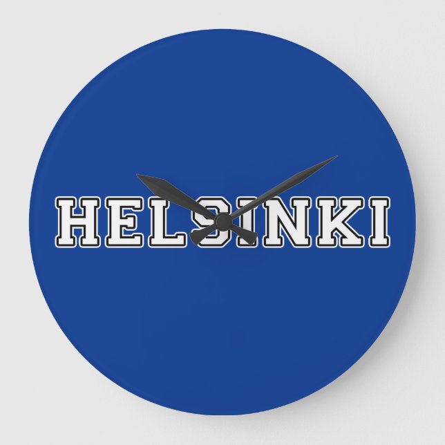 Helsinki Finland Large Clock (Front)