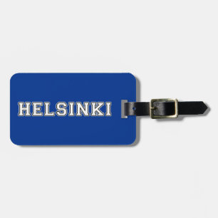 Helsinki Finland Luggage Tag