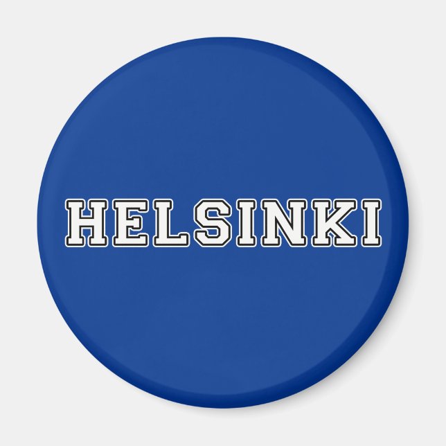 Helsinki Finland Magnet (Front)