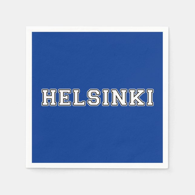 Helsinki Finland Napkin (Front)
