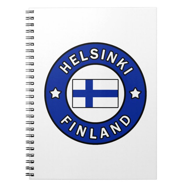 Helsinki Finland Notebook (Front)