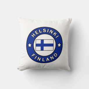 Helsinki Finland pillow
