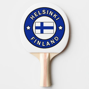 Helsinki Finland Ping Pong Paddle