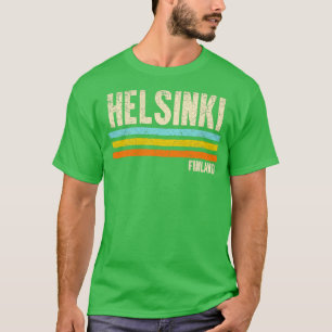 Helsinki Finland Retro T-Shirt