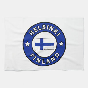 Helsinki Finland Tea Towel