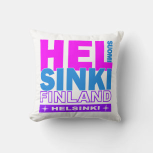 HELSINKI Finland throw pillow