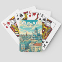 Helsinki Finland Travel Art Vintage
