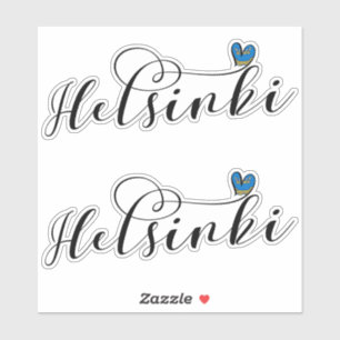 Helsinki Flag In a Heart, Finland