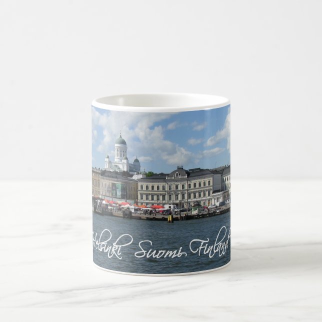 Helsinki Harbor mug - choose style & color (Center)