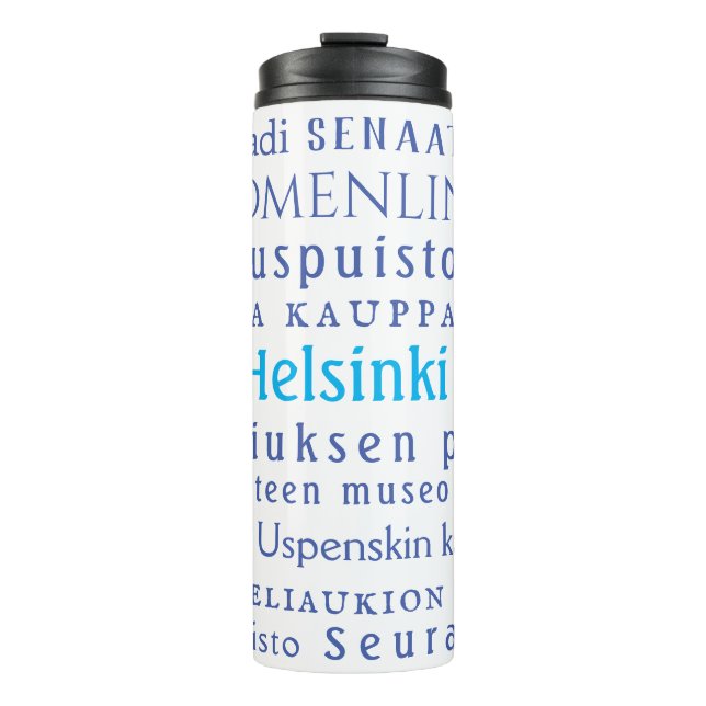 Helsinki Landmarks Thermal Tumbler (Front)