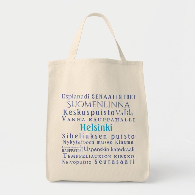 Helsinki Landmarks  Tote Bag (Front)