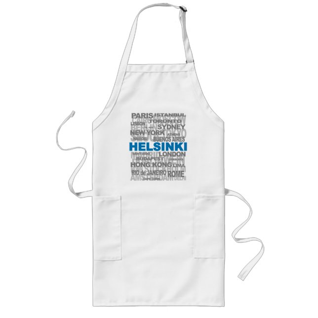 HELSINKI & other cities apron - choose style (Front)