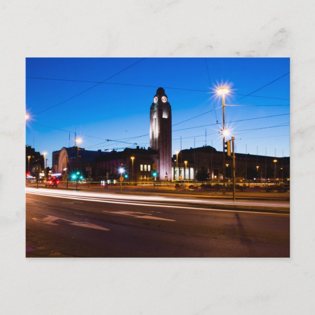 Helsinki Railway Station Postcard (Front)