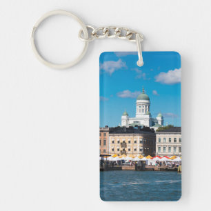 Helsinki Skyline Key Ring
