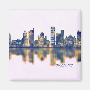 Helsinki Skyline Magnet