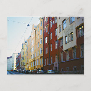 Helsinki street postcard