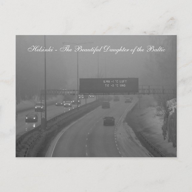 Helsinki the Daughter of the Baltic postcard (Front)