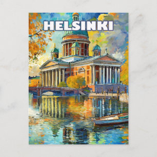 Helsinki, where art and culture flourish postcard