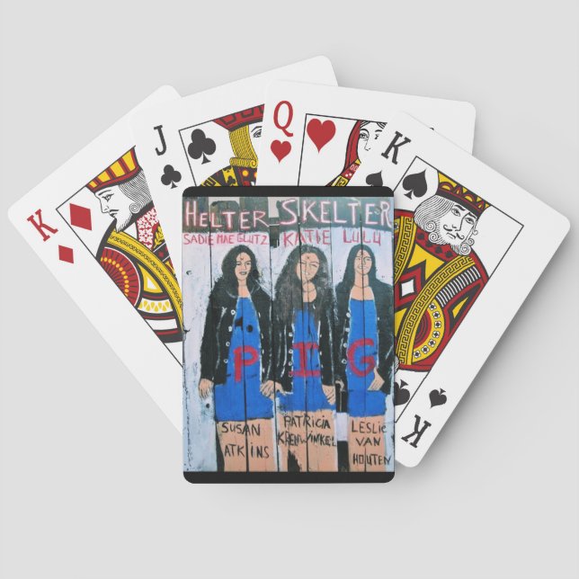 HELTER SKELTER PLAYING CARDS (Back)