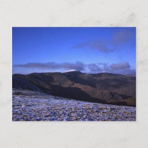 Helvellyn summit from Fairfield Lake District Postcard