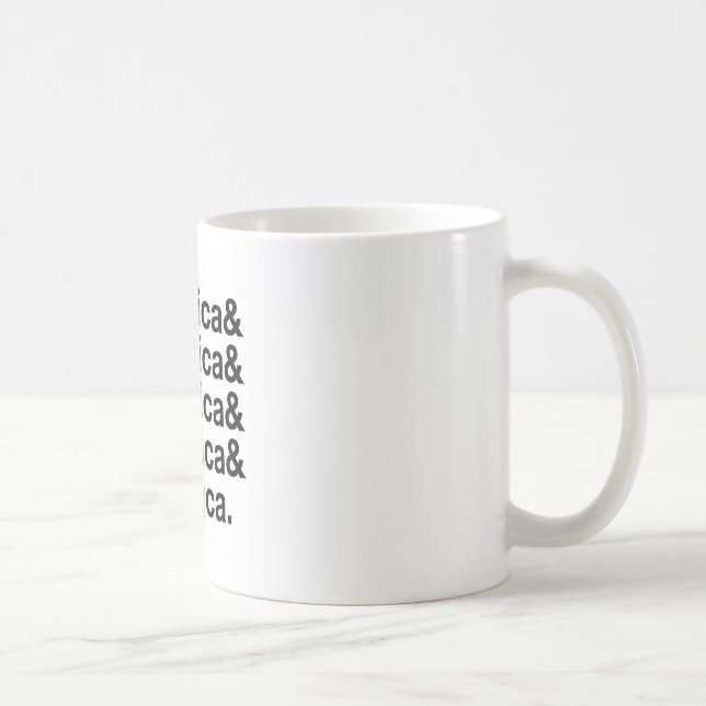 Helvetica& Coffee Mug (Right)