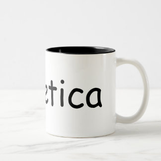 Helvetica Comic Sans Two-Tone Coffee Mug