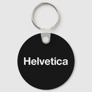 Helvetica Key Ring