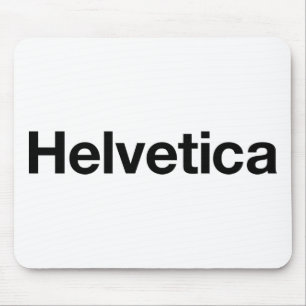 Helvetica Mouse Mat