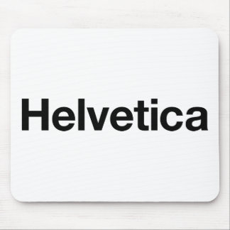 Helvetica Mouse Mat
