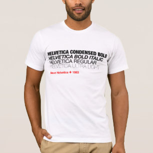 Helvetica Neue Variations Tee