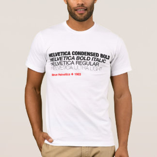Helvetica Neue Variations Tee