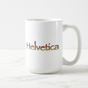 Helvetica Papyrus Coffee Mug