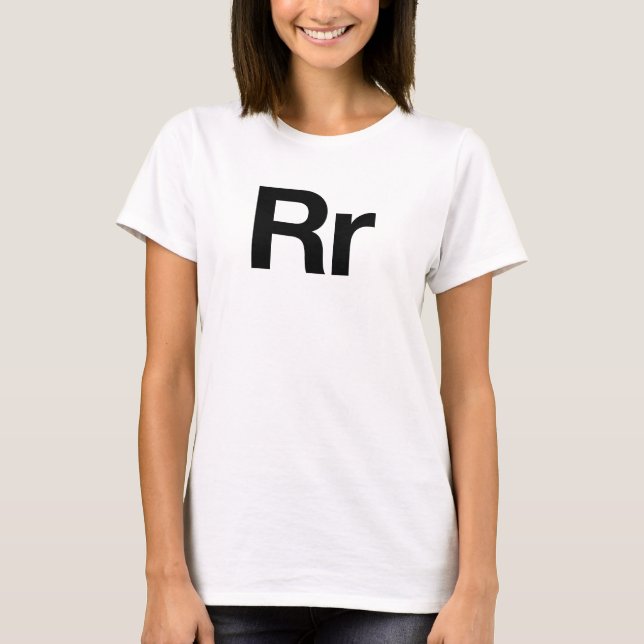 Helvetica Rr T-Shirt (Front)