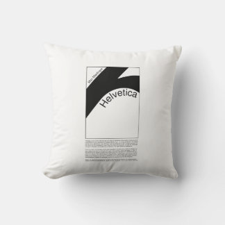 Helvetica Typography | Demo Design Cushion