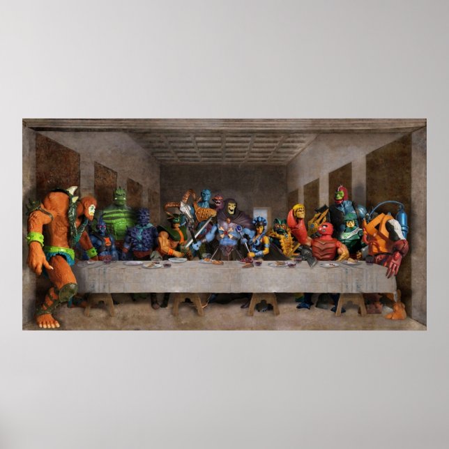 HeMan Villains Epic Last Supper Poster (Front)