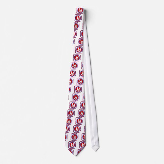 HEMATOLOGIST HEMATOLOGY LAB SPECIALIST SQUARE LOGO TIE (Front)