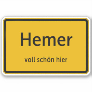 Hemer Sticker Autosticker