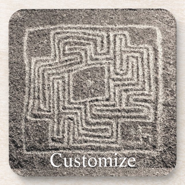 Hemet Maze Stone Thunder_Cove   Coaster (Front)