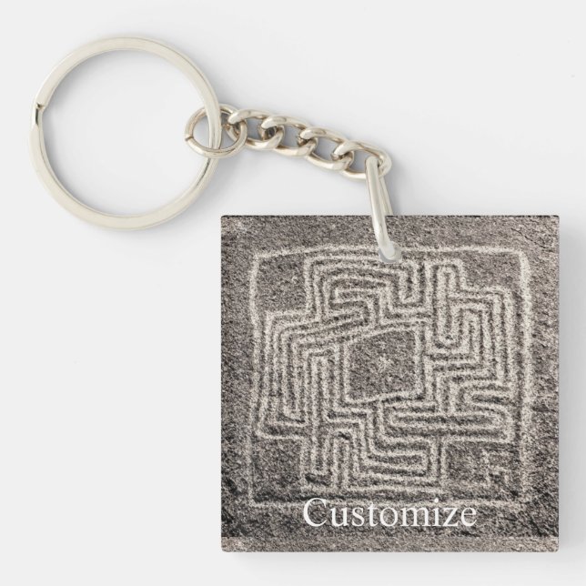 Hemet Maze Stone Thunder_Cove Key Ring (Front)