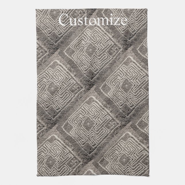 Hemet Maze Stone Thunder_Cove Tea Towel (Vertical)