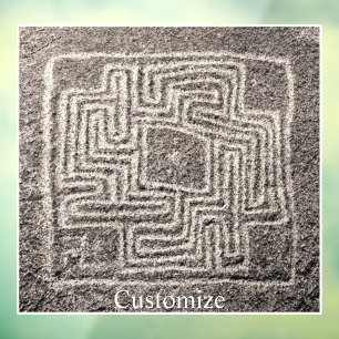 Hemet Maze Stone Thunder_Cove Window Cling