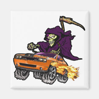 Hemi Orange Challenger SRT8 Magnet