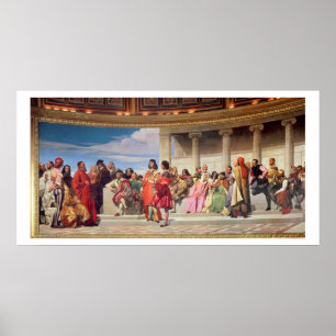 Hemicycle: Artists of All Ages, detail of left han Poster