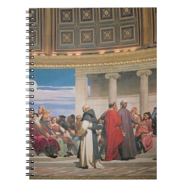 Hemicycle: Artists of All Ages, detail of the righ Notebook (Front)