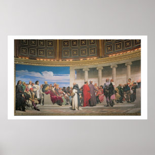 Hemicycle: Artists of All Ages, detail of the righ Poster