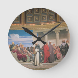 Hemicycle: Artists of All Ages, detail of the righ Round Clock