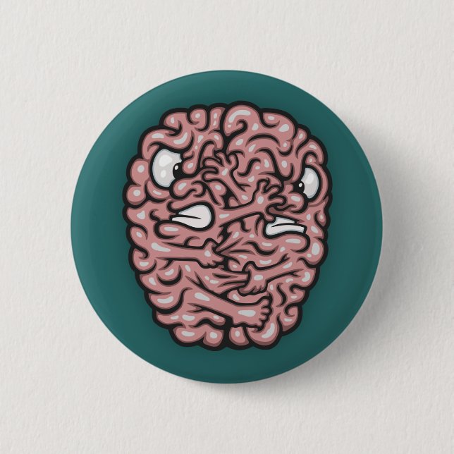Hemispheres 6 Cm Round Badge (Front)
