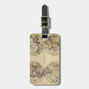 Hemispheres. Luggage Tag